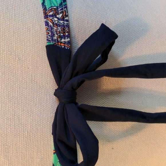 VENUS BOHO Delicate PAISLEY String BIKINI TOP unpadded underwire Sz D2  38B/40A - Picture 6 of 15